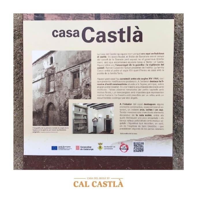 Vila Cal Castla La Granada Exteriér fotografie